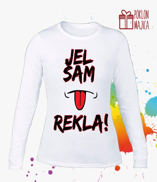 Majice sa stampom natpisom slikom/Za devojku/jel sam rekla.jpg